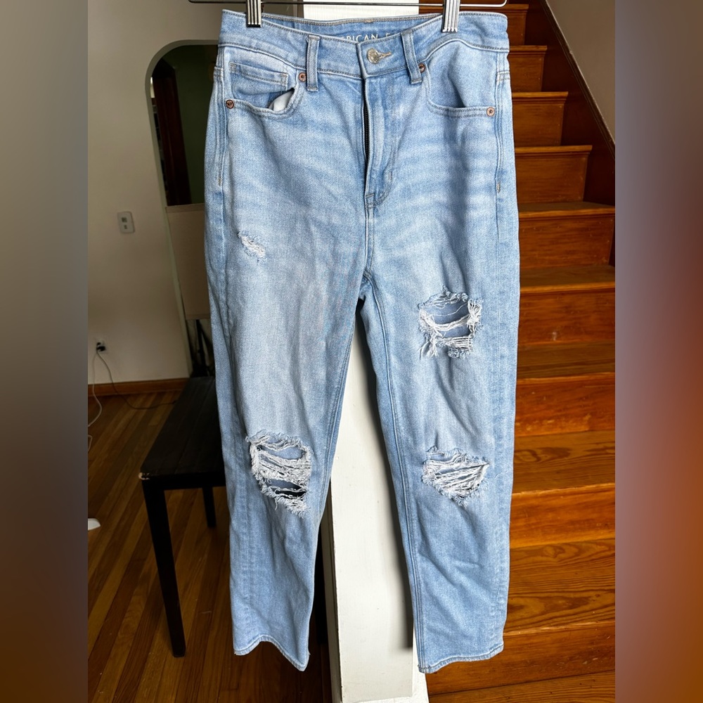 American eagle straight mom Jean